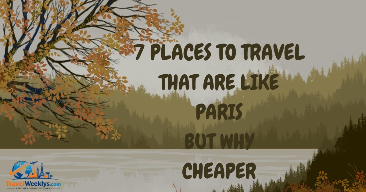 7 Places To Travel That Are Like Paris but Way Cheaper beautiful European city street