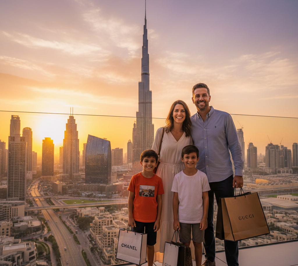 Dubai family travel guide skyline view